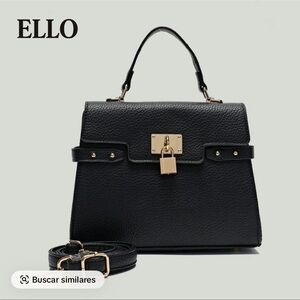Black Leather Handbag
